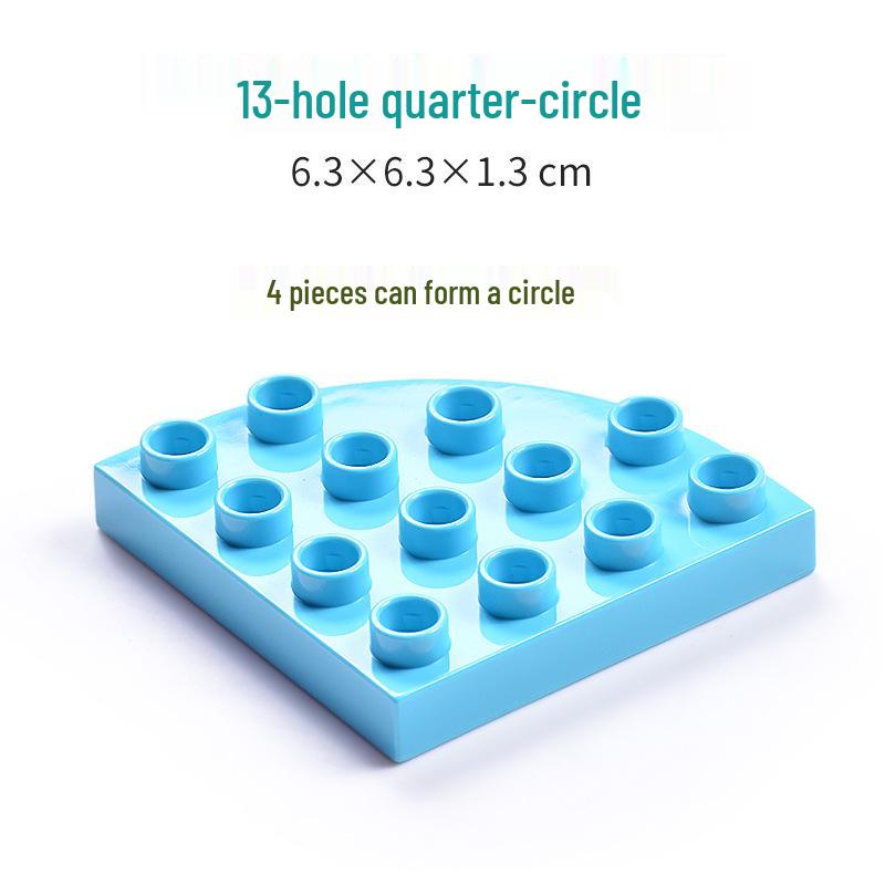 LEGO Duplo-Compatible Double-Sided Baseplate for Children s Educational Building Toys