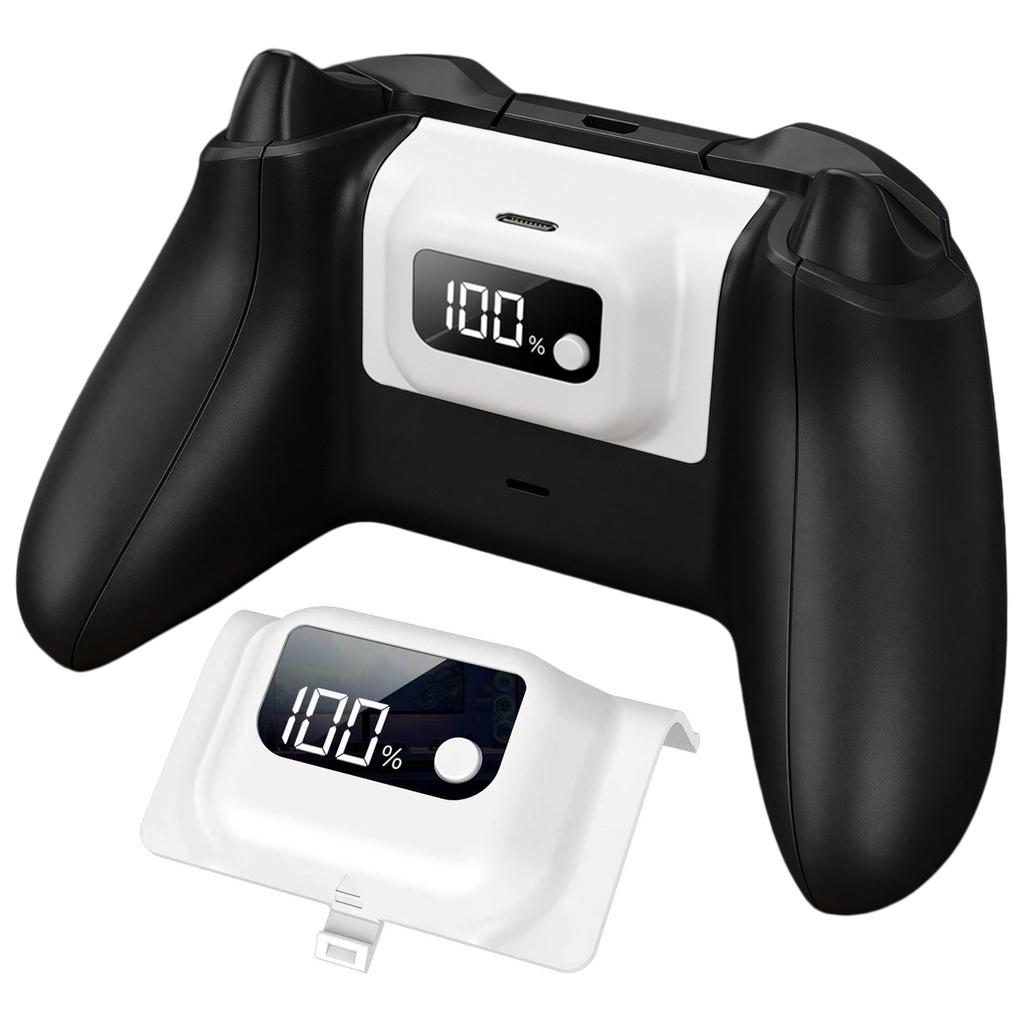 1200mAh Game Controller Battery Pack for X-Series S/X/Elite Controllers LED Digital Display Power Bank Wireless Controller Parts