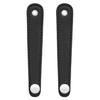 Unique Black Accordion Bellow Strap with Reinforced Edges and Secure Fastening System Suitable for Offering Durability