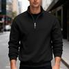 Autumn/Winter New Arrival Men's Fleece Sweatshirt Oversized Fit, Heavyweight Stand Collar Zip-Up Hooded Sweatshirt