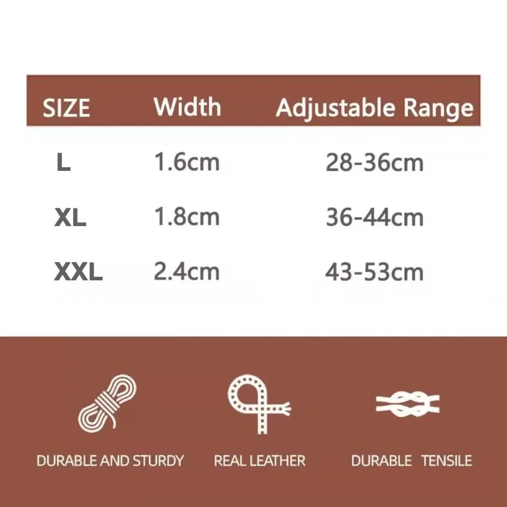 Braided Real Leather Dog Collar Adjustable Pet Puppy Collars for Small and Medium-sized Dogs Outdoor Pet Dog Walking Accessories