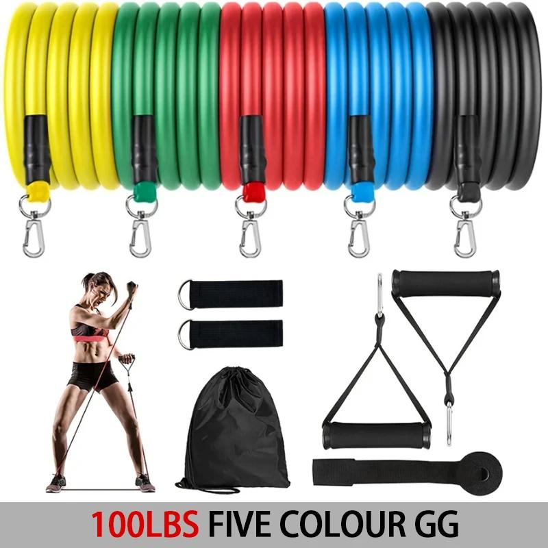 Sport Rubber Band for Fitness Equipment Resistance Bands Elastic Band for Pulling Up Gym Exercise Training Portable Body Sports 3