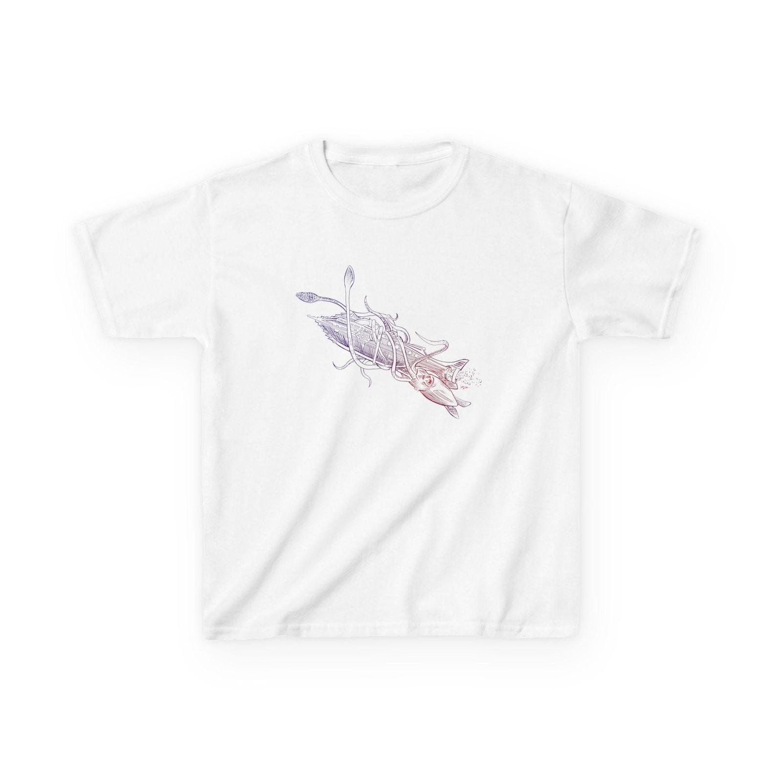 Kids Nautilus Graphic T-Shirt, 10000 Leagues Under the Sea Art S