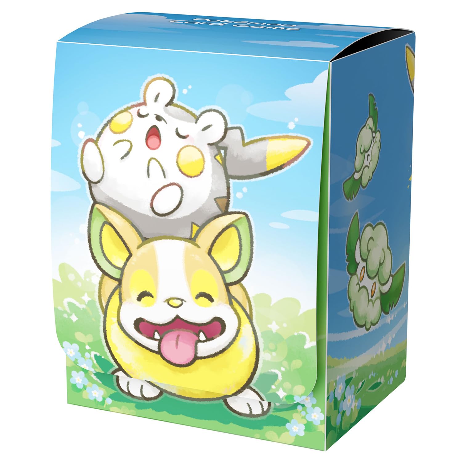 Оригинальный кейс для колоды карточной игры Pokémon от Pokémon Center: Тогедемару и Ямпер