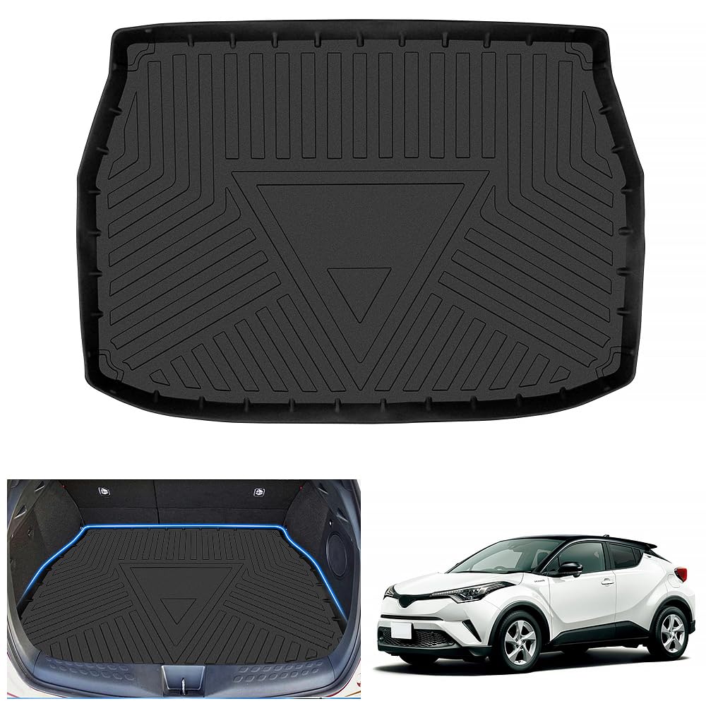 New Toyota Luggage Mat with and ZYX10 3D Trunk TPE Easy Custom Interior Car Accessories Toyota C-HR (Compatible NGX10, NGX50, ZGX10, Models) - Mat,