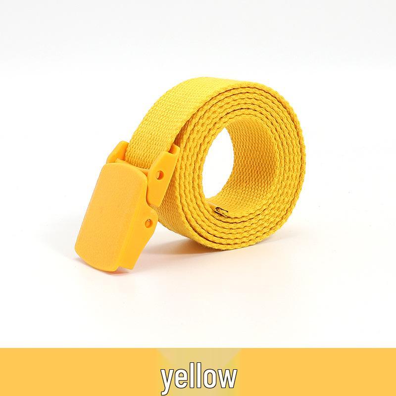 20-Farben Unisex Canvas Gürtel: Langlebiges Webdesign für Studenten und Outdoor-Aktivitäten