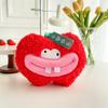 Mouth Big Funny Fruit Plush Toy Peach Strawberry Doll Kids Gift Decoration Home
