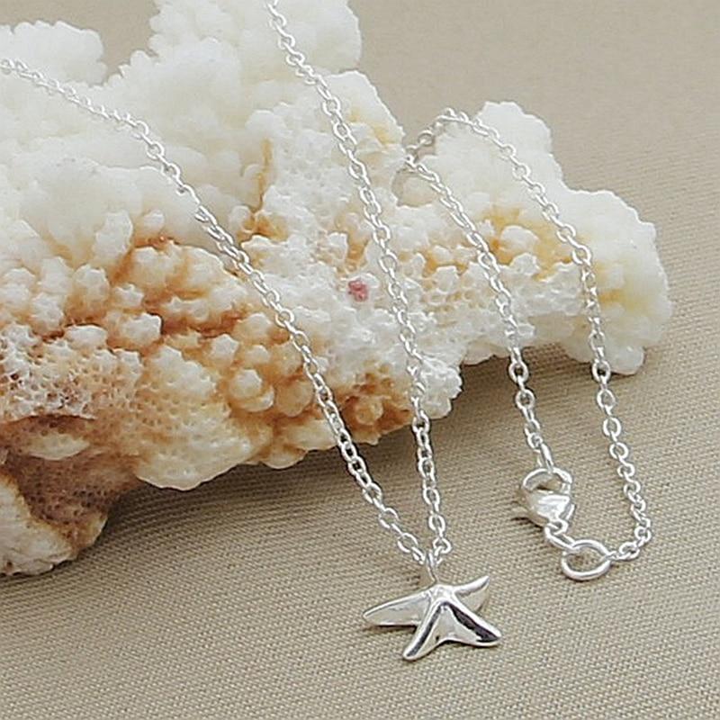 Colier cu pandantiv cu stea mică, argint 925 nou sosire, bijuterii de modă, colier pentru femei, cele mai bune cadouri