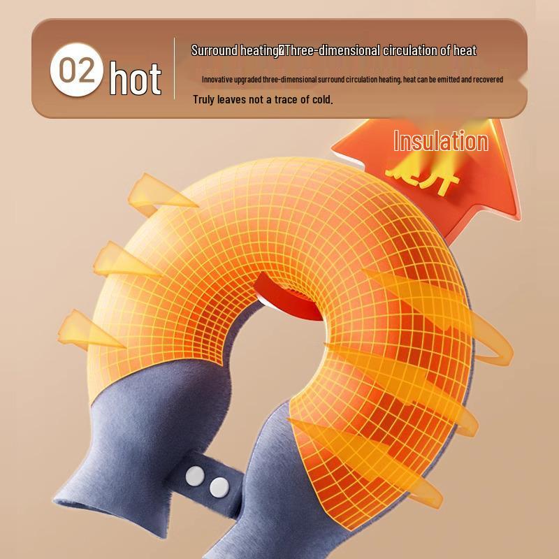 Transparent Hot Water Bottle Scarf: Neck Protector & Warm Compress