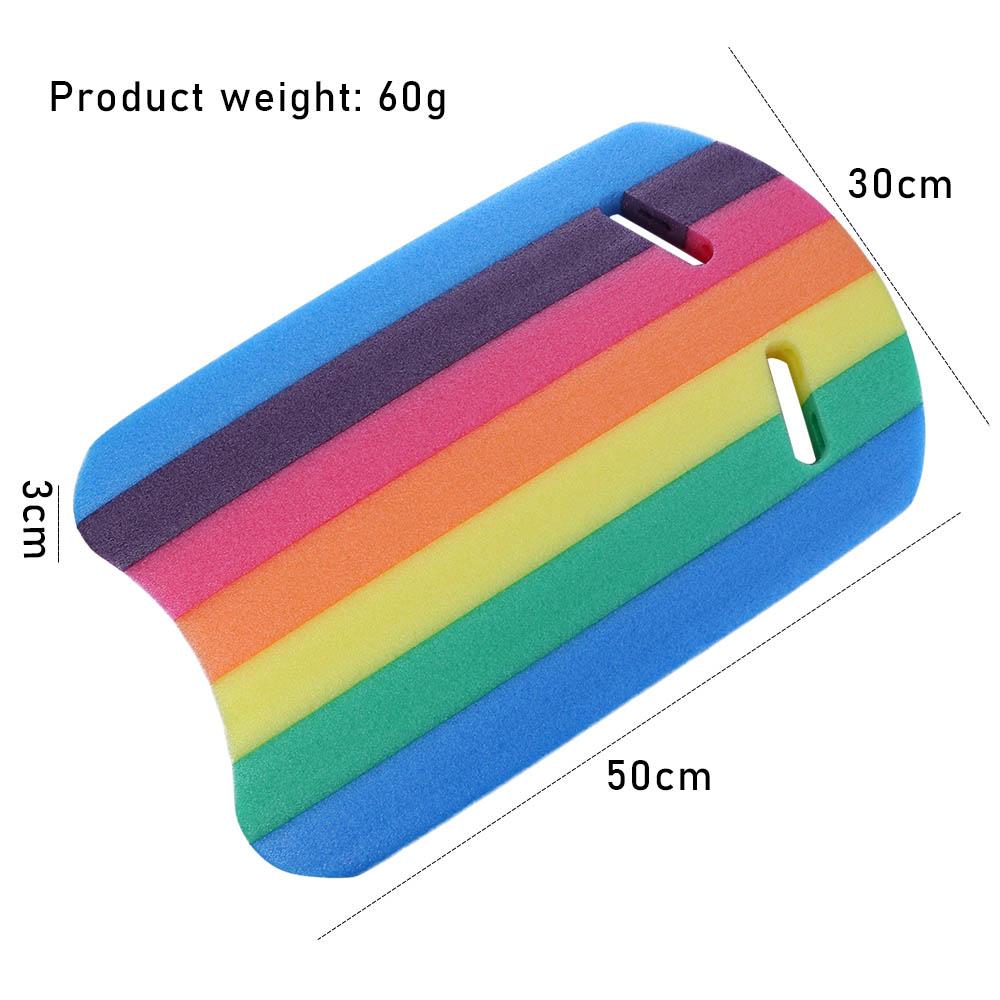 Foam Board Kids Adults Float Kick Board Swimming Kickboard Float Hand Board Rainbow Float Board