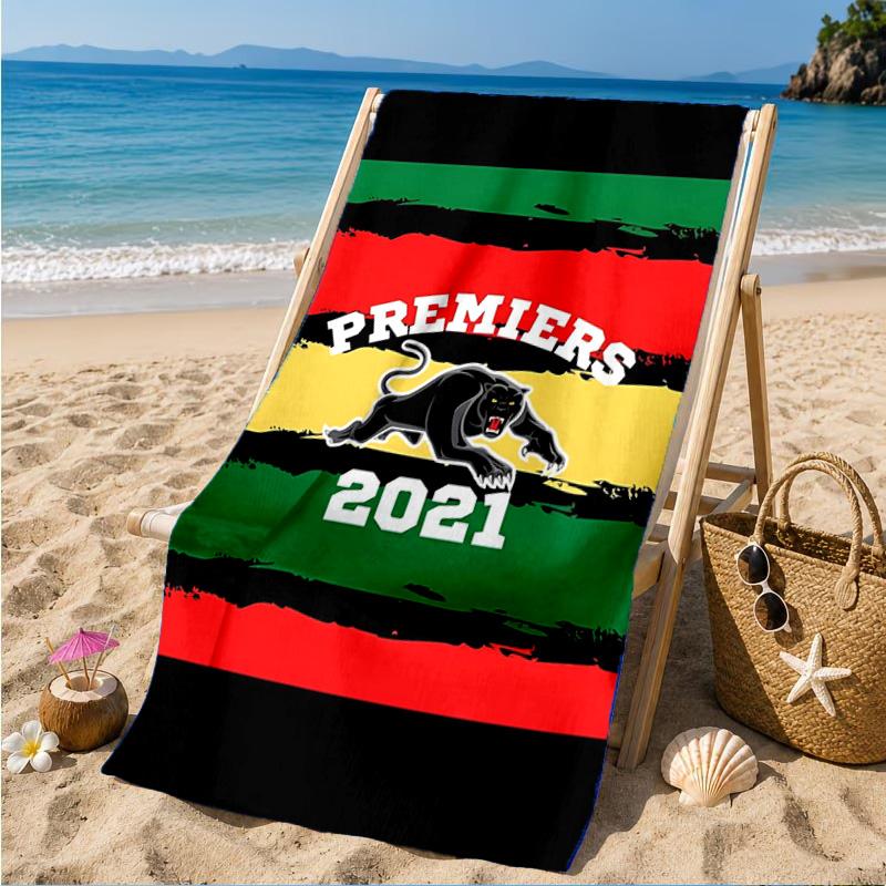 Panther Panthers Spirit Beach Towel, Quick-drying, Easy to Care for, Suitable for Both Fitness and Beach Vacations,Sports Essential