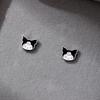 Beixi S925 Sterling Silver Kuromi Cartoon Stud Earrings - Cute & Trendy