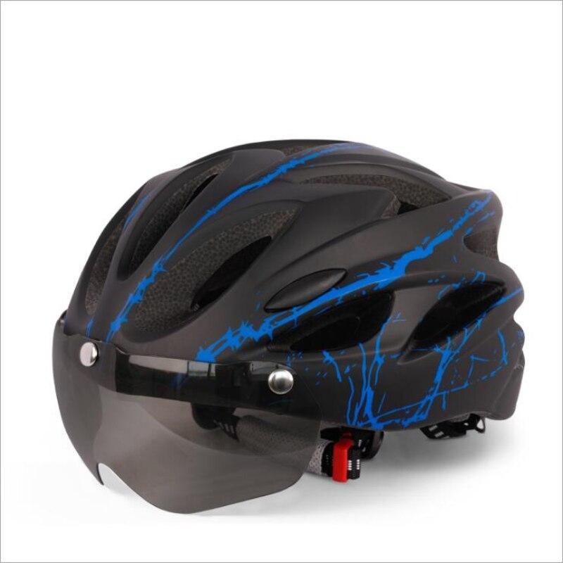 Cycling Helmet with Goggles for Men and Women Bicycle Ultralight Helmet Equipment