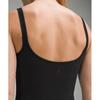 Lululemon EBB To Street SCoop NeCk Cropped Tank Top  Light Support  B C Cup BlaCk BlaCk