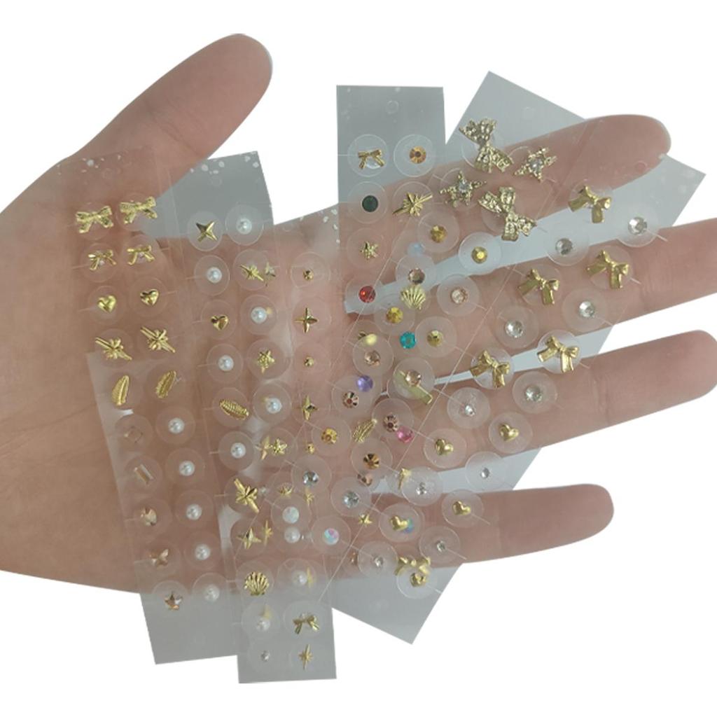 20PCS/Sheet Fashion Pearls Ear Point Stickers Ear Pressure Stick Acupuncture Auricular