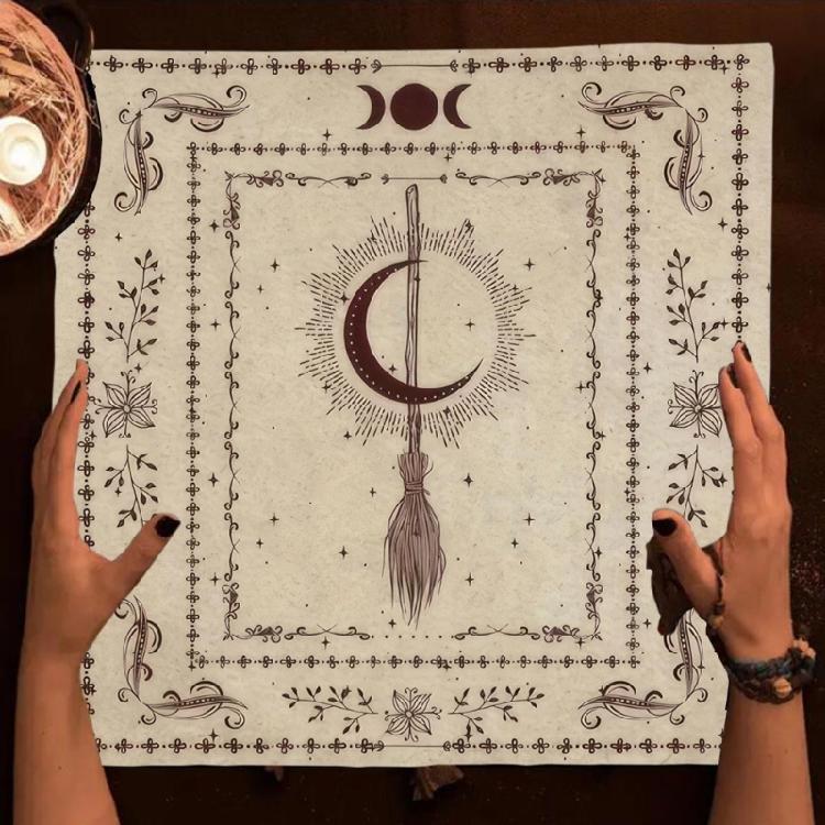 Table Cover Astrology Oracles Game Mat Square Shape Pendulums Altar Table Cloth