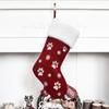 Large Capacity Snowflake Christmas Socks Festival Christmas Tree Ornaments  Festive Home Decoration