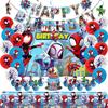 Decorazioni per Festa a Tema Spider-Man per Compleanno Bambini Banner Topper per Torta Palloncini Kit