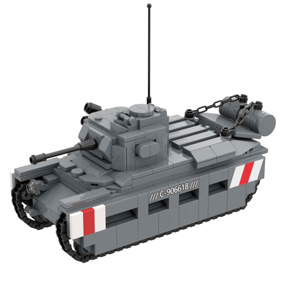 UK French Army Building Block Toy Military Ww1 Ww2 Mark Tank Matilda Staghound Mk1 AMX30 FV107 Armored Vehicle Howitzer Truck