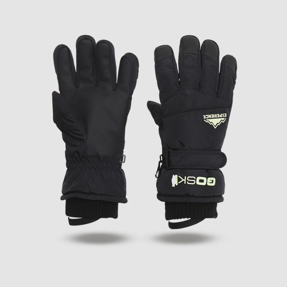 Windproof Snowboard Gloves Keep Warm Full Finger Mittens Simple Cycling Mittens  Man