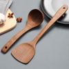 Wooden Nonstick pan Meat Kitchen Tools Mixing Spoon Soup Scoop Ladle Cooking Shovel Rice Spatula