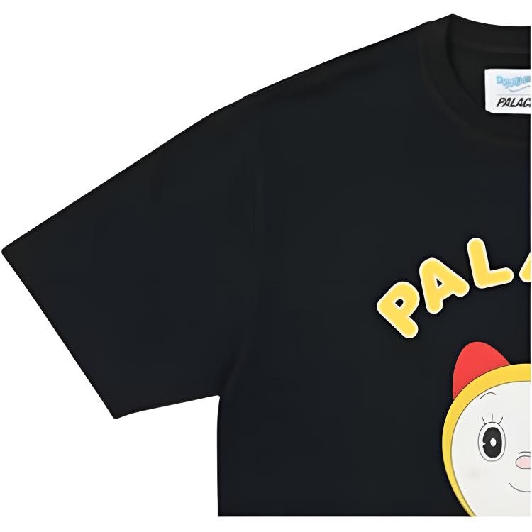 Palace x Doraemon T-Shirt Black Unisex Tops P29TS023