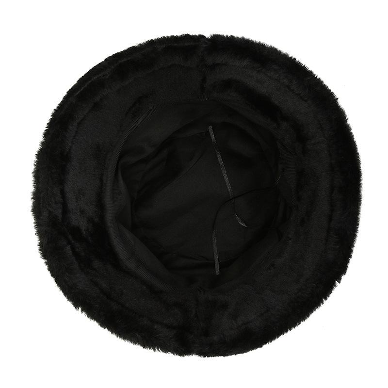 Nowe Damskie Ciepłe Grube Kapelusze Wiaderkowe Fajny Panama Pani Jesień Zima Outdoor Jednolity Kolor Kapelusz Rybaka Kapelusz Dla Kobiet