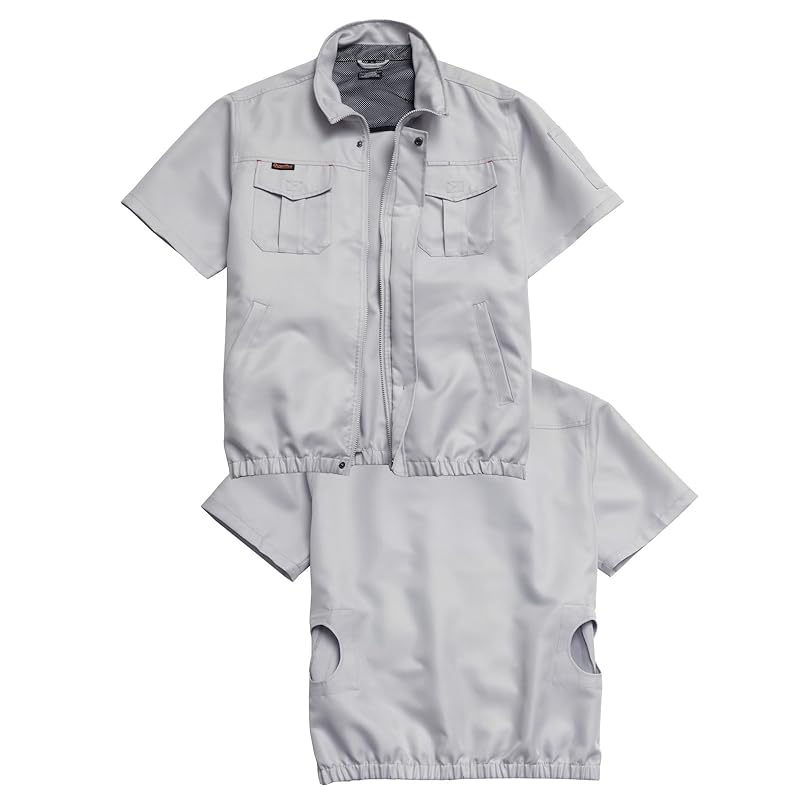 

[Duerfusa] air conditioning work clothes short sleeve clothes only Re-washing Gray/LL