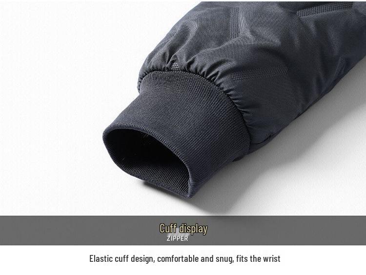 Men's Fleece-Lined Lamb Wool Jacket, Warm, Versatile, Plus Size, Autumn/Winter Coat for Youth/Middle-Aged.