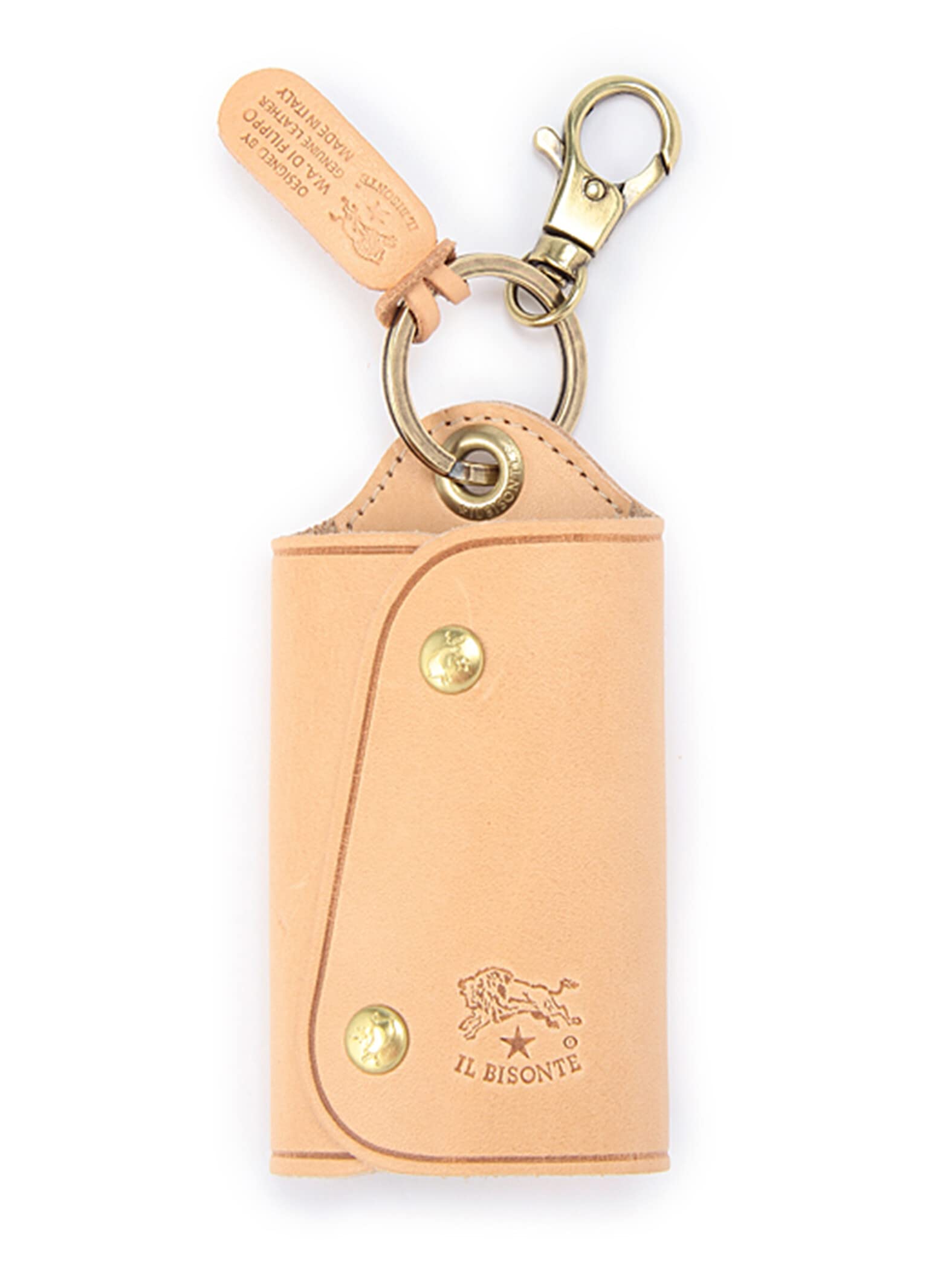 

Ключниця Шкіра Натуральна Шкіра Теляча Унісекс Nume Natural [IL BISONTE] Жіноча Чоловіча