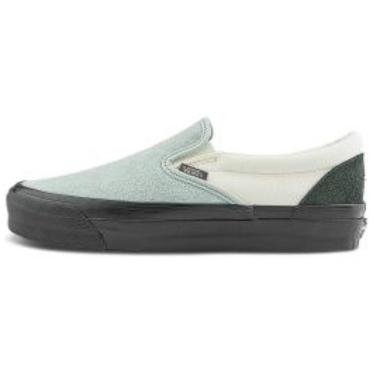 Vans Slip-On Classic Casual Versatile Low-Top Skate Shoes Unisex Sneakers Blue White VN000CTCDT5