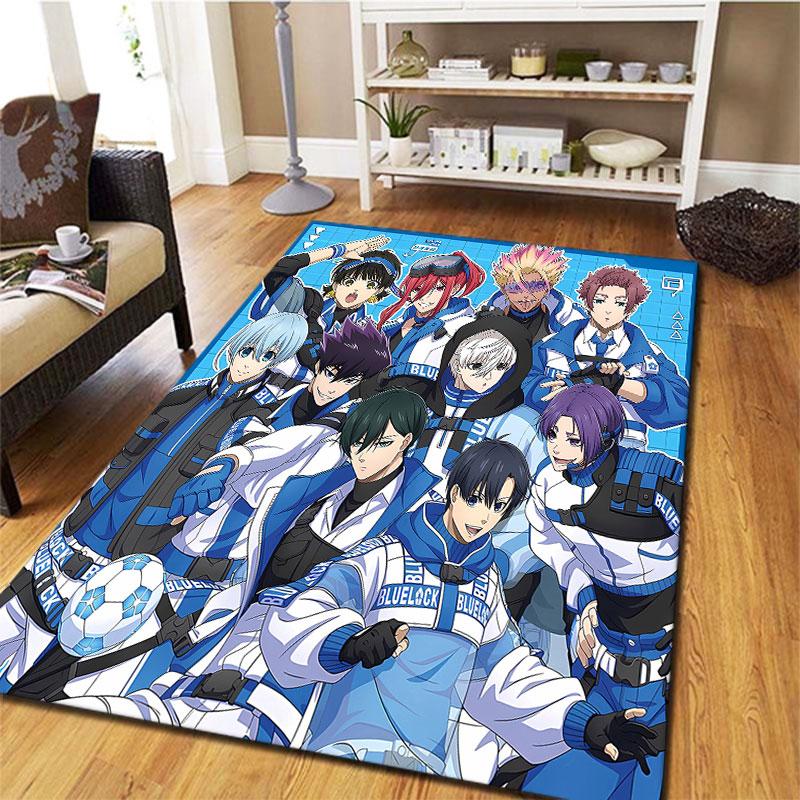 BLUE LOCK Carpet Rug for Living Room Bedroom Home Sofa Decoration,Kids play Non-slip Floor Mat