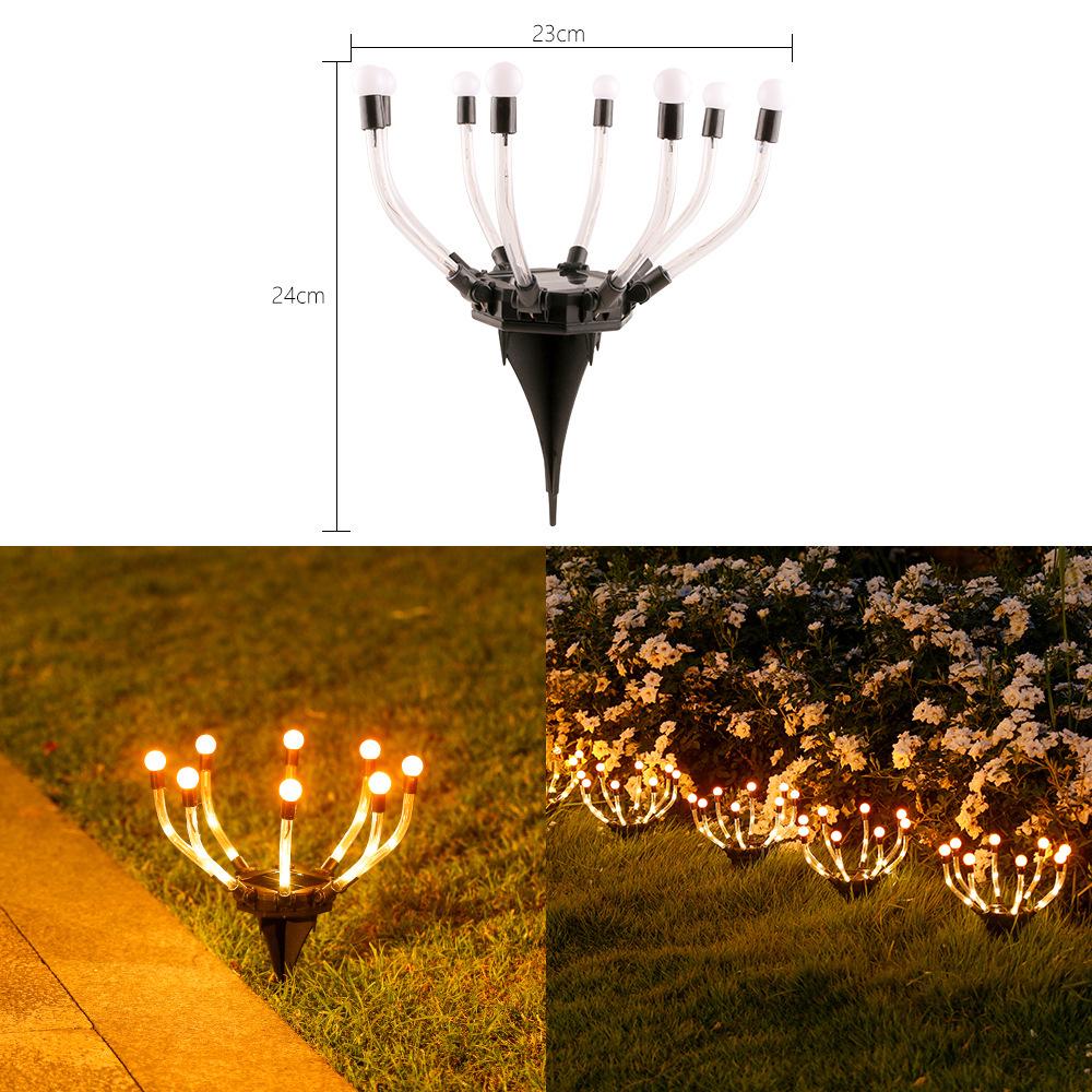 Rainproof Outdoor Solar Firefly Lawn Stake Lamp Solar Lawn Lamp