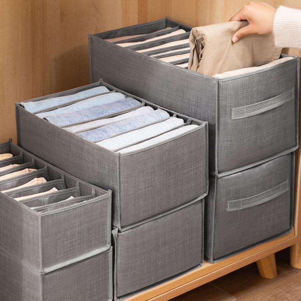 Faltbarer Hosen-Organizer Kleiderschrank Kleider-Organizer Hosen Kleider Aufbewahrungsbox für Kleiderschränke Jeans Behälter