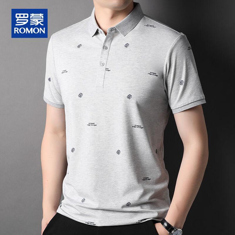 

ROMON Men s Silk Blend Short Sleeve Polo Shirt XL
