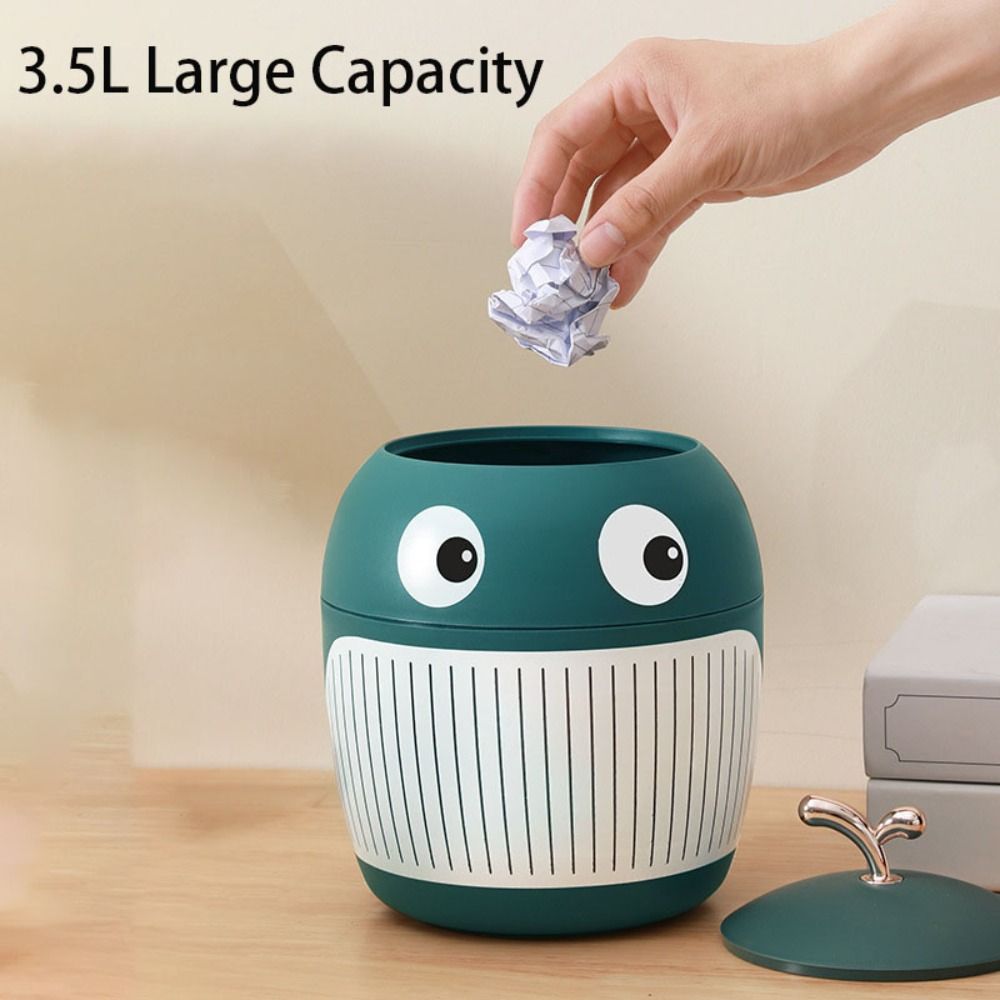 Coș de gunoi pentru birou în formă de butoi Coș de gunoi de lux Noul organizator de gunoi Acasă