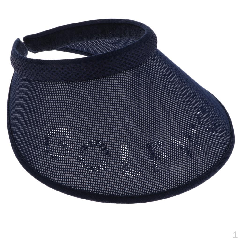 

Сетчатый козырек для унисекс с большими полями для гольфа, бега, пешего туризма темно-синий