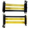 PCI-E16X Riser Cable Graphics Card Extension Cable for RTX 4090/5090 & RX 7900 XT Bendable PCIE5.0 Mounting Adapter Cable