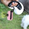 Pet Dog Poop Bag Holder Mesh Fabric Leash Attachment Adjustable Mini Travel Garbage Bag Dogs Waste Poop Bags Dispenser Supplies