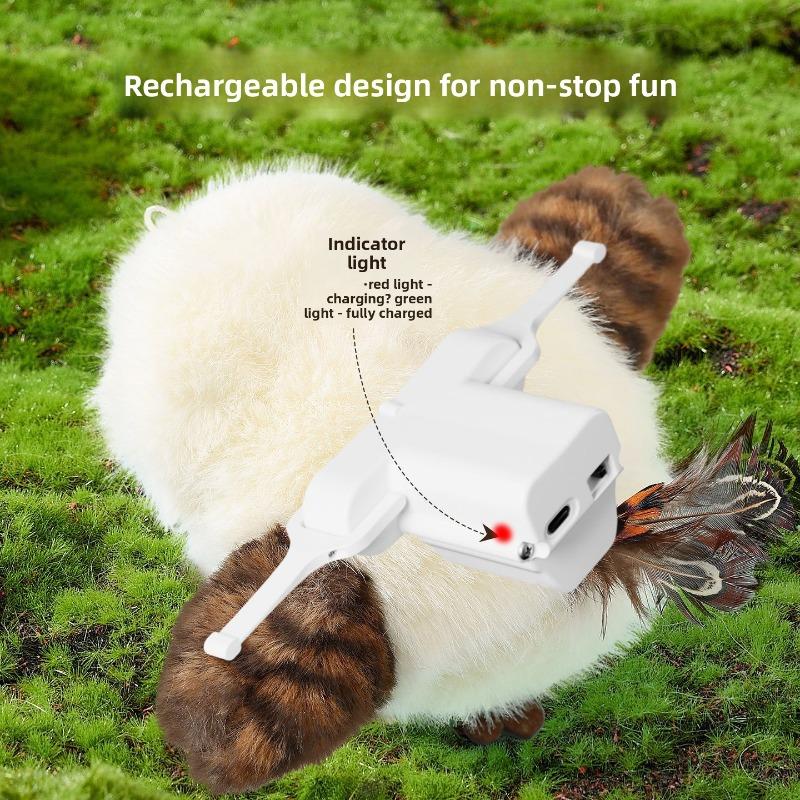 New Electric Cat Toy - Realistic Bird Toy - Self-amusement and Stress-relief Gadget - Automatic Cat-entertaining Sound Toy