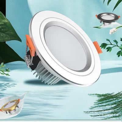 3.5-inch 9W LED Recessed Downlight with 3-Color Changing