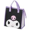 Lunch Sanrio Kuromi Face Bag, Non-woven Fabric, Insulated, Design, FBC1-A