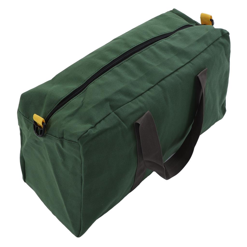 Hand Tool Bag Waterproof Heavy Duty Large Capacity Wide Mouth Canvas Portable Tool Tote for