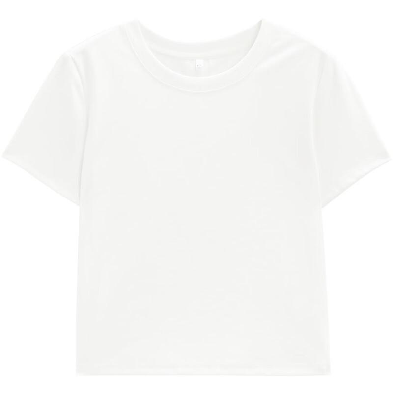 IEF Damen Sommer 2025 Einfarbig Locker Geschnittenes T-Shirt