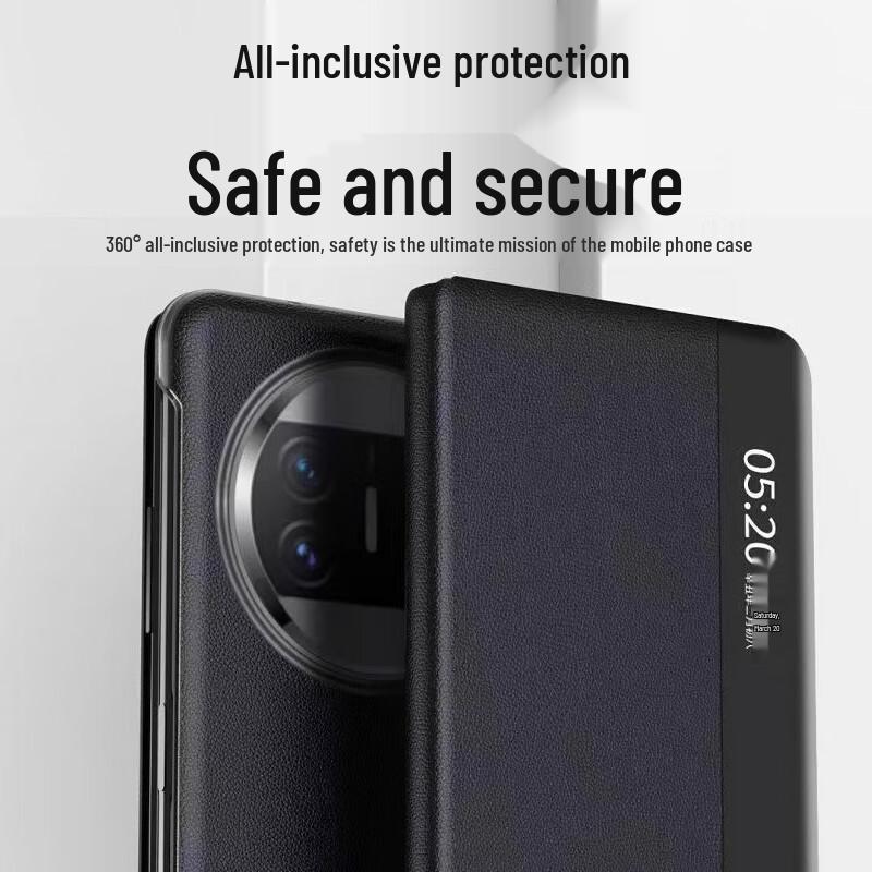 Huawei Fold Serie Veganes Leder Schutzhülle