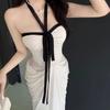Elegant Polyester Off Shoulder Mermaid Dress With Backless Design For Summer Wear