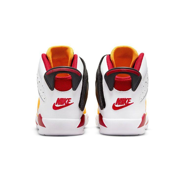 Jordan Air  6 Comfortable Versatile Mid-Top Kids Basketball Shoes Kids Sneakers White Yellow DR8497-761