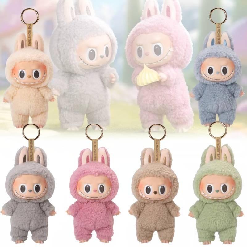 Exclusive Labubu Mokoko Sweetheart Series Macaron Plush Doll Blind Box Collectible