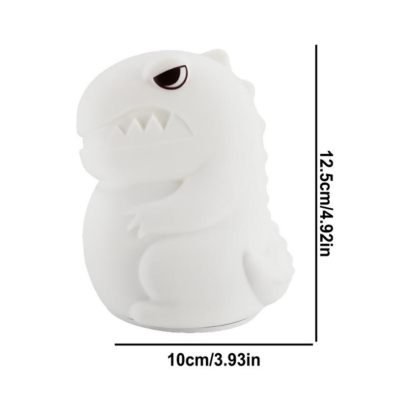 Dinosaur Silicone Light Bedroom Dinosaur Nightlight Bedroom Dinosaur Light For Kids Decorative Dinosaur Patting Night Light For
