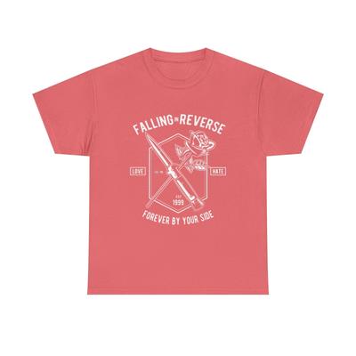 Falling In Reverse Grafik T-Shirt Retro Punk Rock Emo Unisex Schweres Baumwoll-T-Shirt
